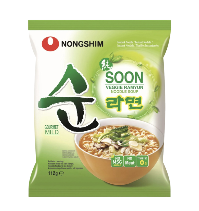 Nongshim Instantnudeln Soon Veggie Ramyun 112g