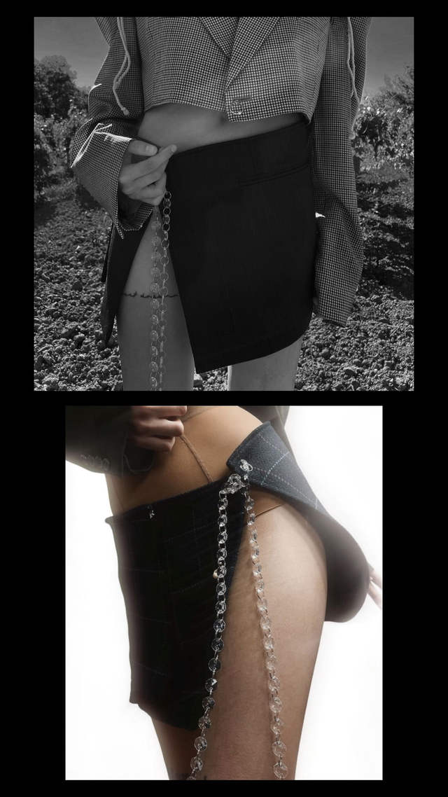 Jupe Upcycled - Paul(e) - L