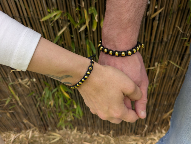Duo Bracelets Couple couleur Or