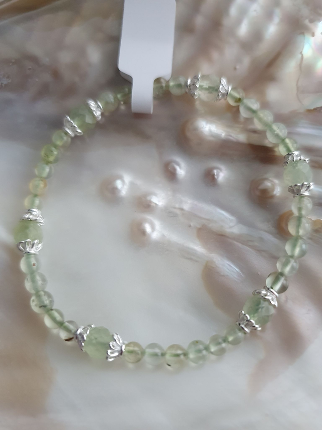Armband Prehnit