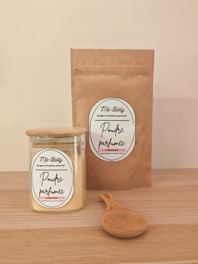 Poudre parfumée : Framboise litchi