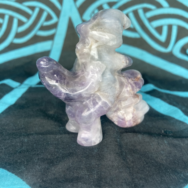 Witch on Broomstick. 