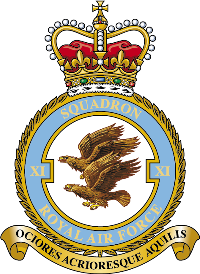 11(F) Squadron Royal Crest