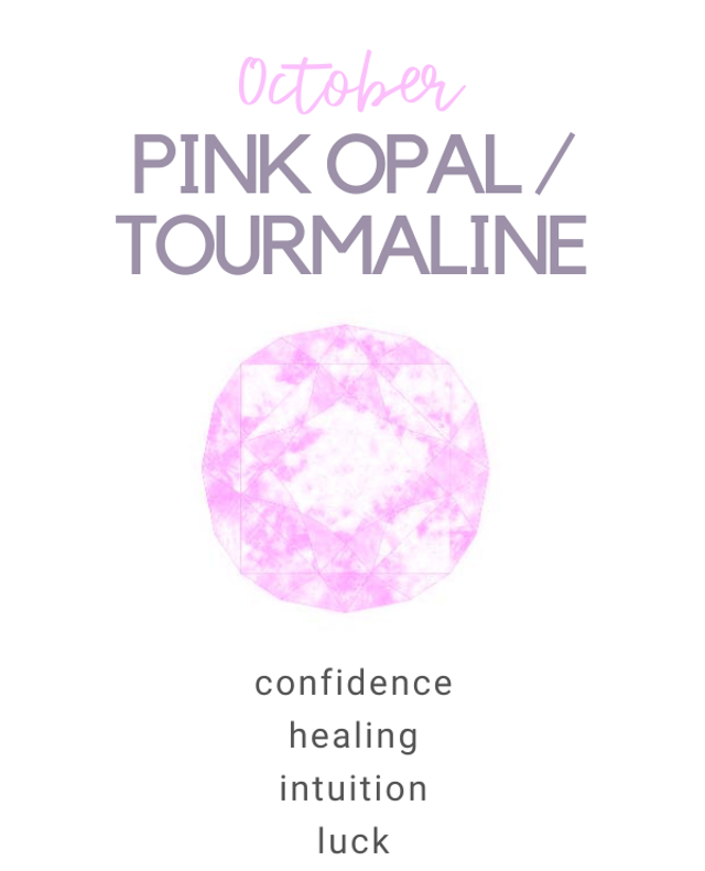 October - Pink Tourmaline - birthstone necklace - raw & edged with sterling silver