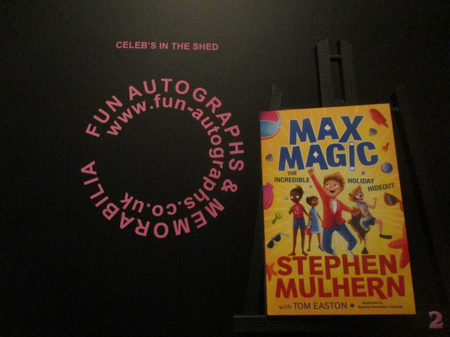 Stephen Mulhern 'Max Magic The Incredible Holiday Hideout' Authentic Autographed Paperback Book (2)