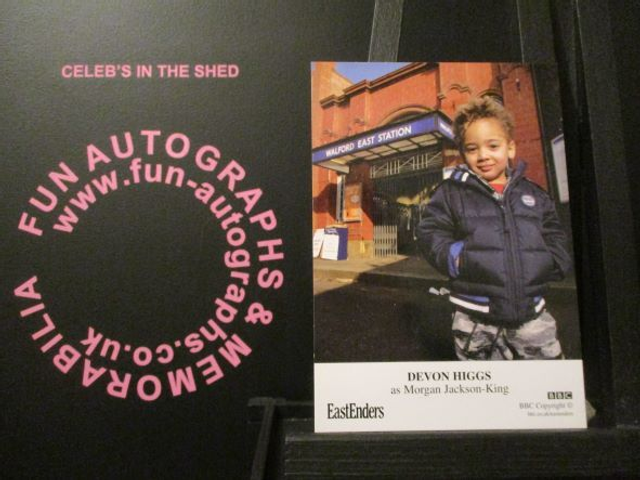 Devon Higgs (Morgan Jackson-King) Original EastEnders Cast Card