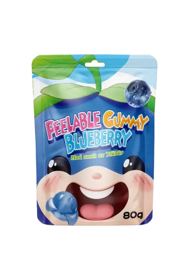 Peelable Gummy Blueberry - 80g