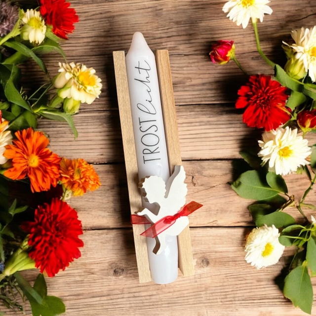 „Trostlicht“ mit Engel