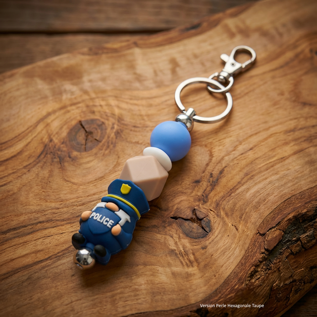 Porte-clé Policier