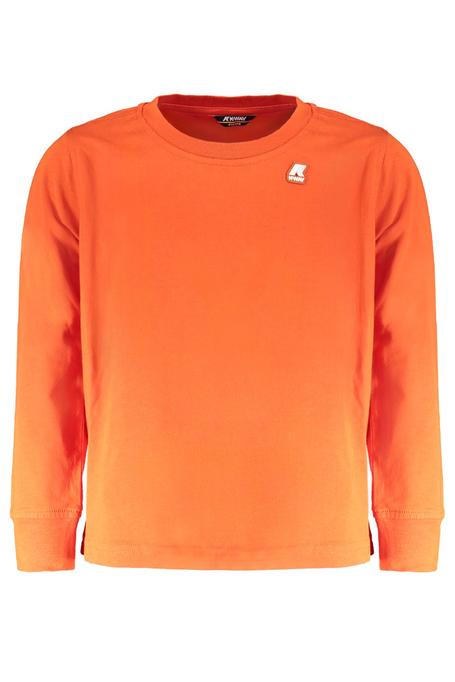 K-WAY T-SHIRT MANICHE LUNGHE BAMBINO ARANCIO