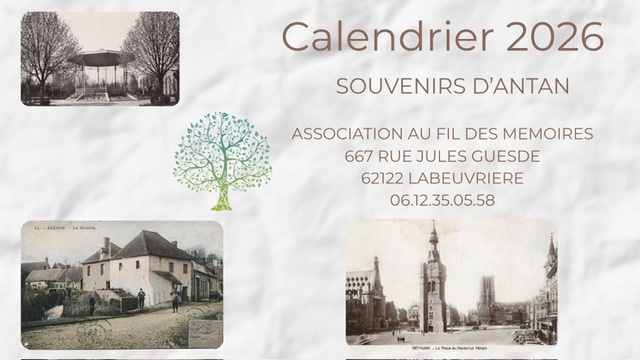 Calendrier 2026 (ville)