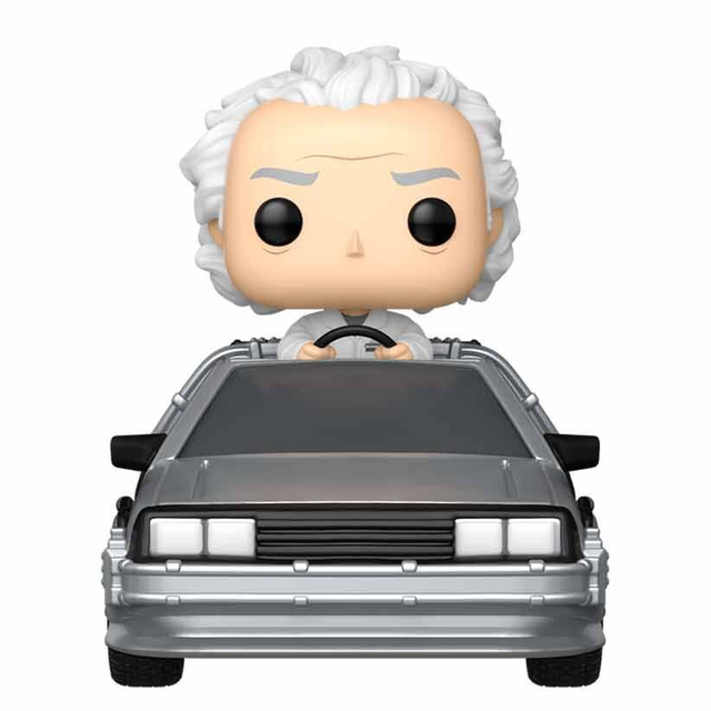 Figura POP Rides Deluxe Regreso al Futuro Doc With Time Machine