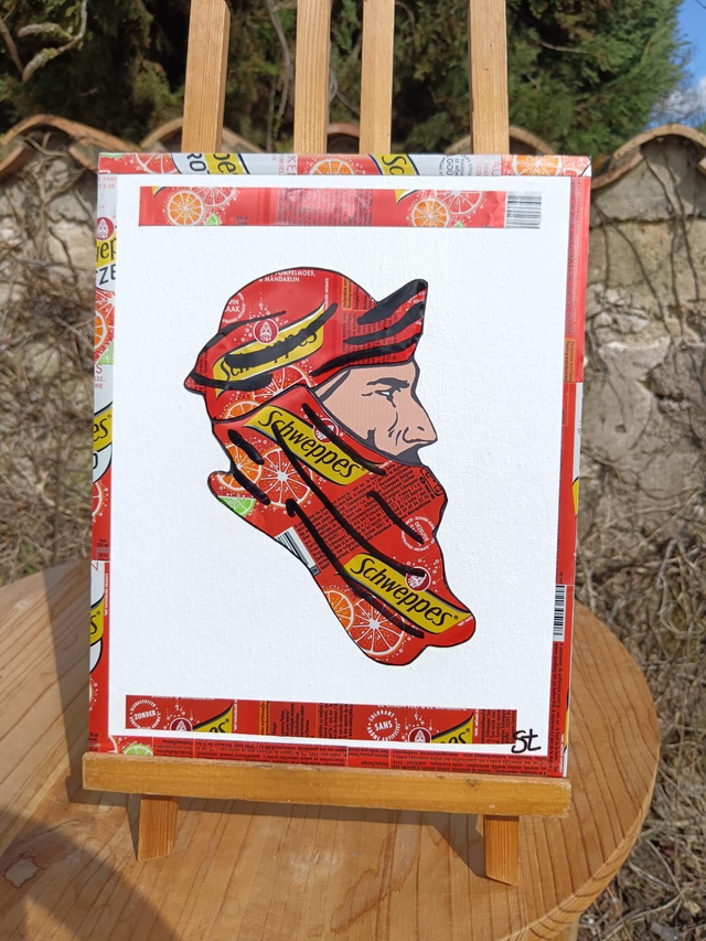 Tableau tête de Touareg 