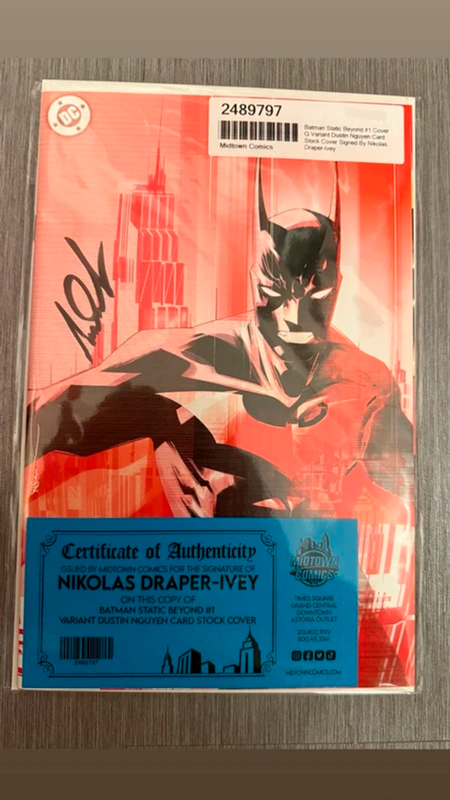 Batman – Variant Cover firmada y certificada