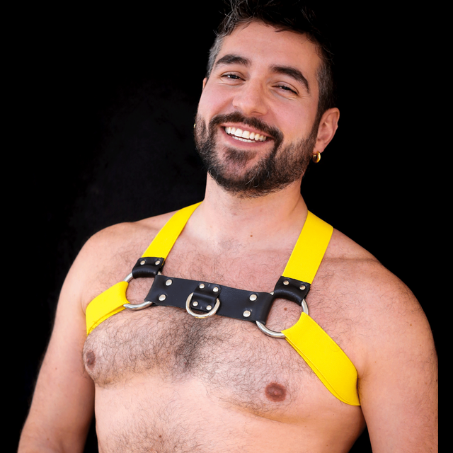 Yellow Chest Harness 