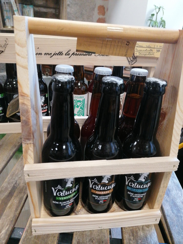 Pack bières en bois 6 X33cl à composer