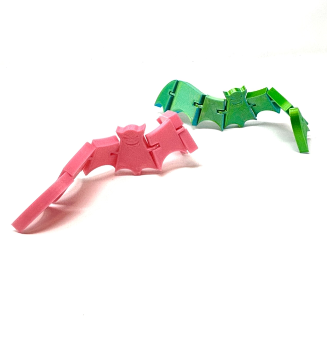3D Printed Articulated Bat Fidget Toy