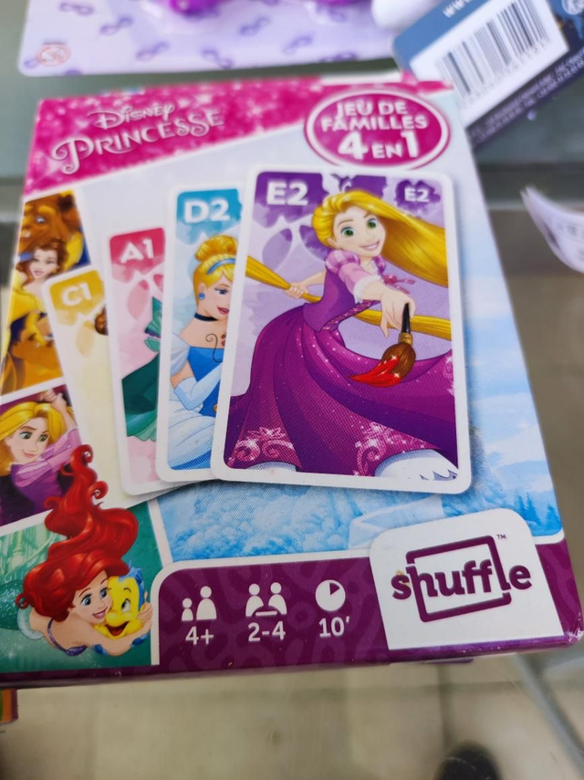 JEU DE FAMILLE 4 EN 1 PRINCESSE