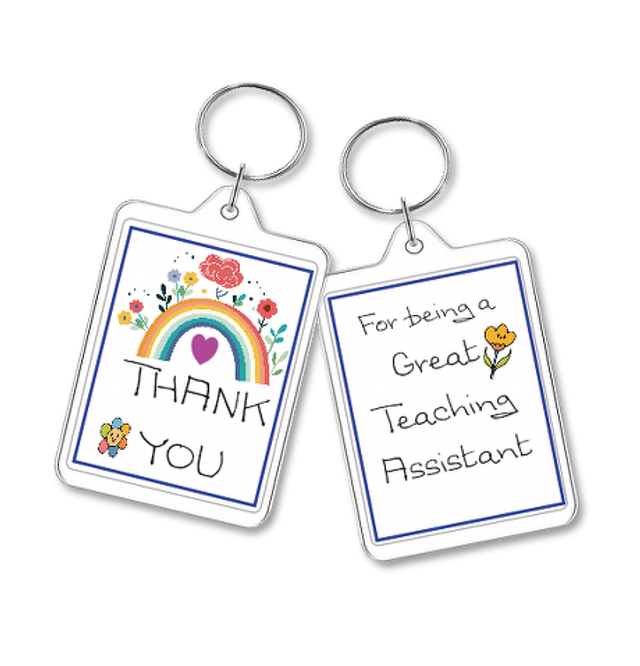 School Out Oblong Key Ring KR07