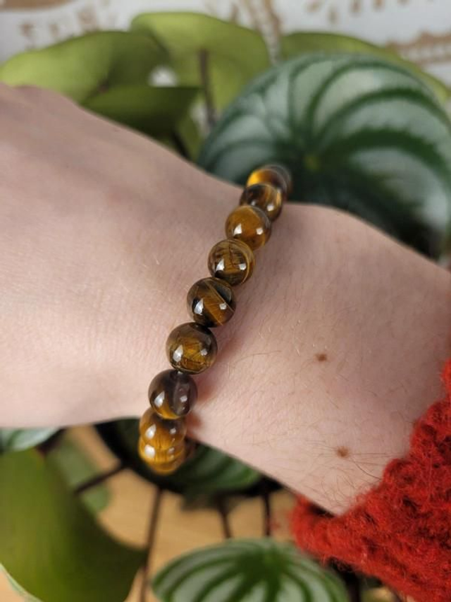 Oeil de Tigre - Bracelet avec perles de 8 mm