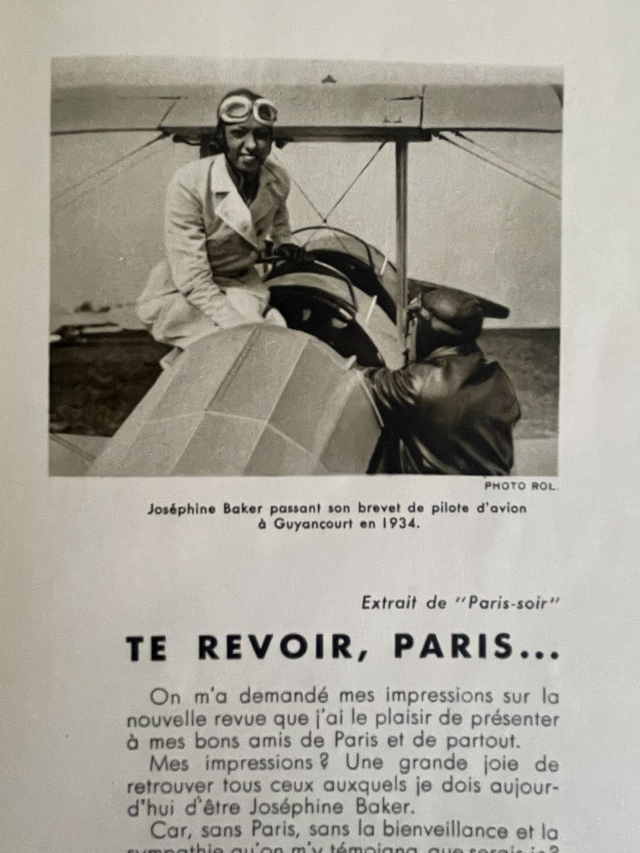 Revue Folies Bergère 1937. Paris. 'En super folies'. Joséphine Baker