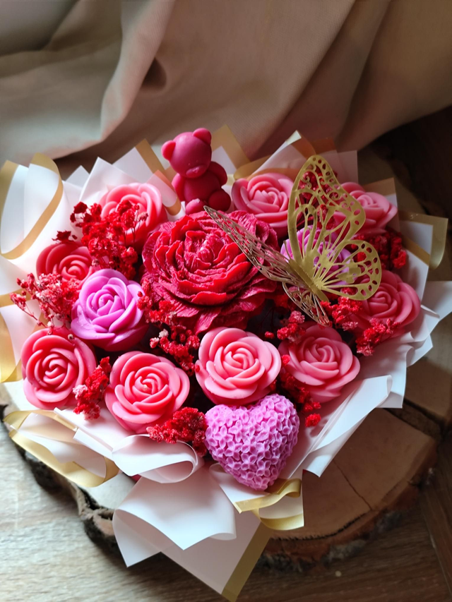 Bouquet de fleurs fondantes 