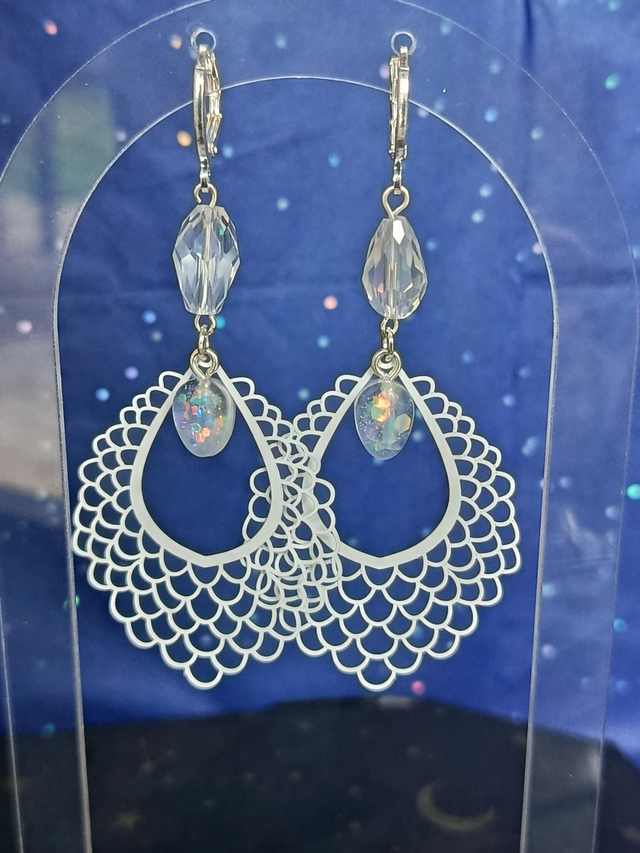 AstreLune – Boucles "Dentelle Stellaire"