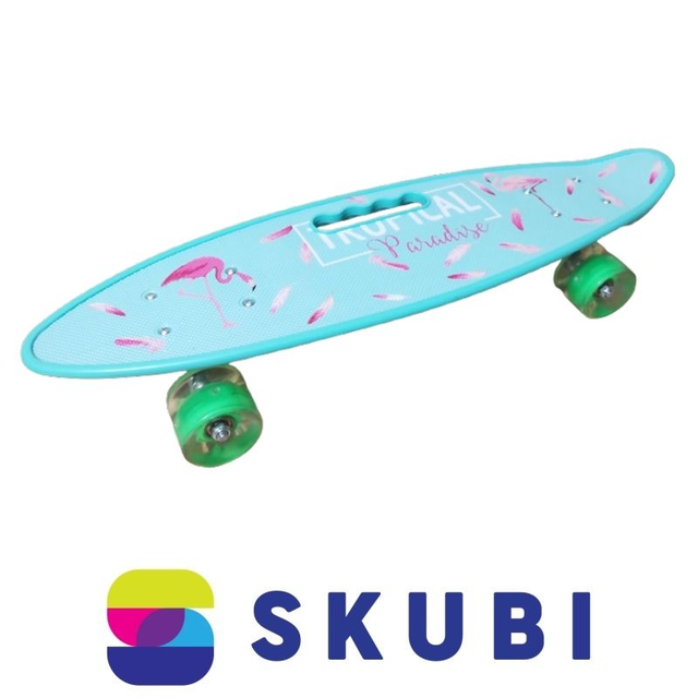 Azar Dětský skateboard s potiskem 59 x 16 cm