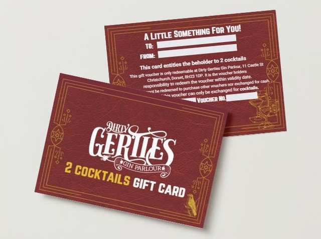 DG Gift Card - Two Cocktails (E-voucher)