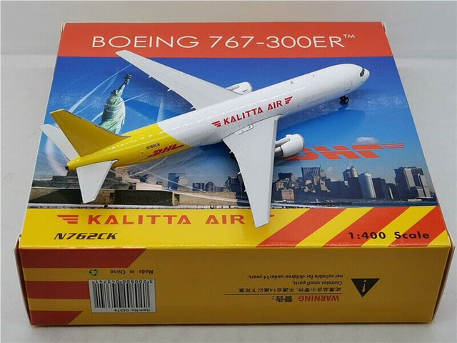 Kalitta Air Boeing 767-300F (N762CK) &quot;DHL&quot;, 1:400 Phoenix