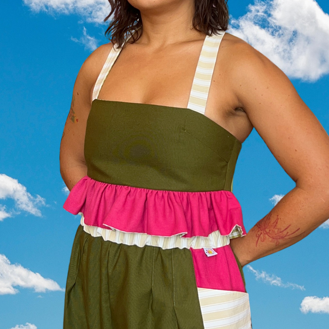 Crop top froufrou - taille 1