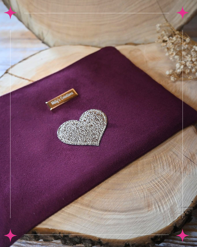 ❤️ Trousse plate “Made with Love” – Chic, douce & symbolique ❤️