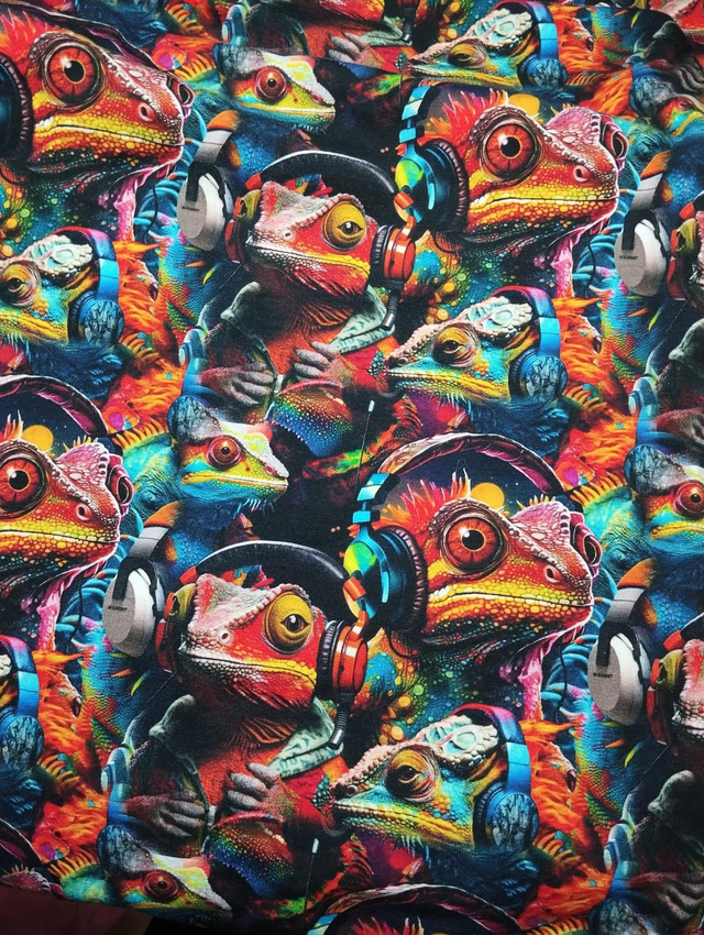 Tissu Lézard pour COMMANDE 