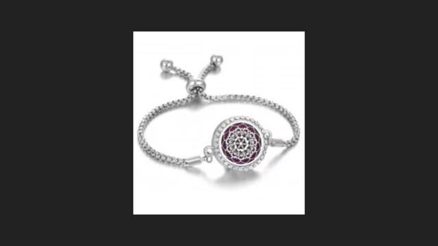 Bracelet diffuseur fleur 