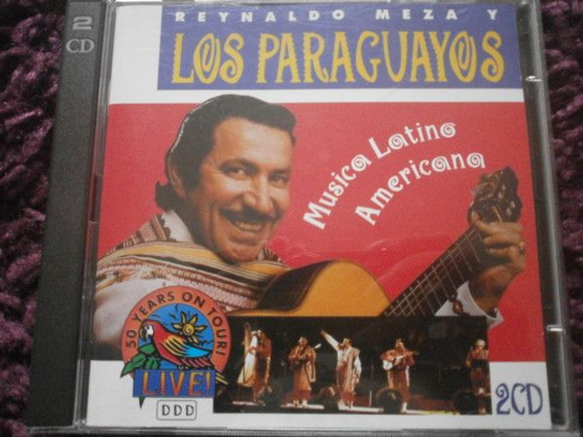 Reynaldo Meza Y Los Paraguayos ‎– Musica Latina Americana 2XAudio CD