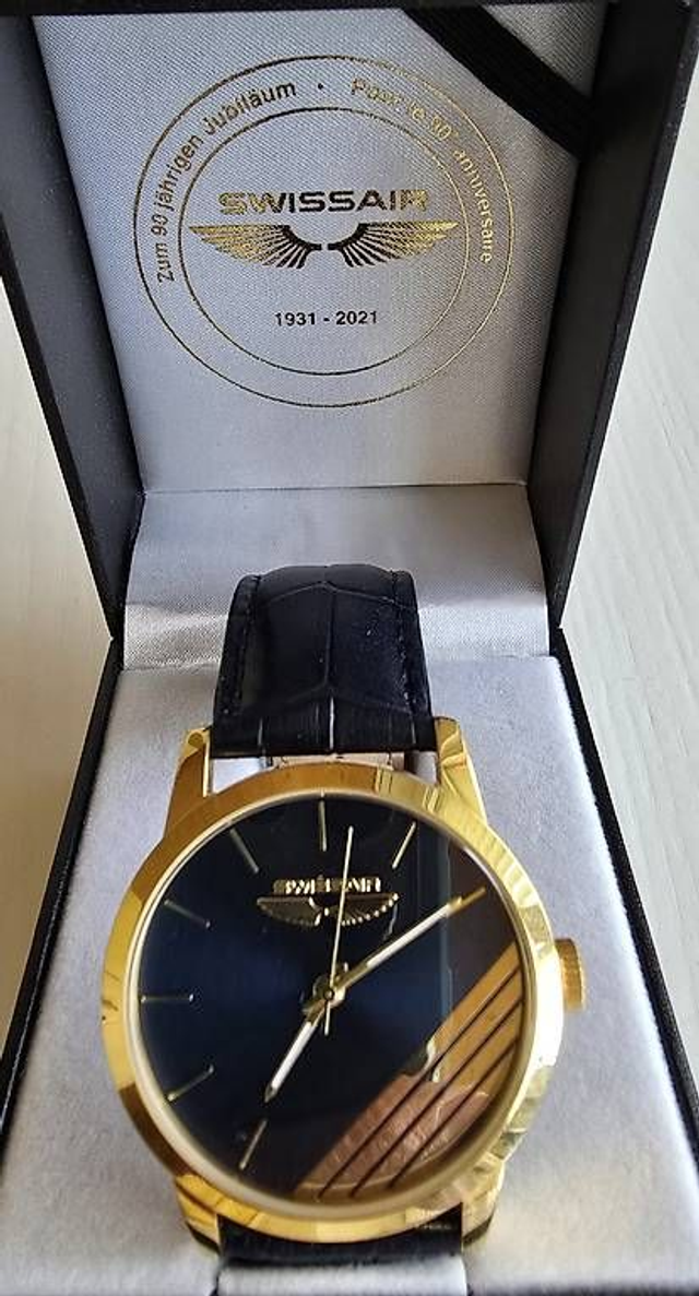 SWISSAIR Capitaine Uhr/Watch in der OVP