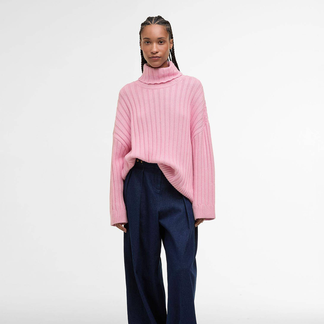 Barbour Maeve Knitted Jumper cherry Blossom