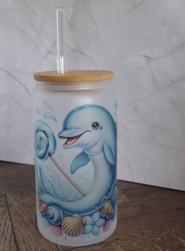 Verre givré dauphin