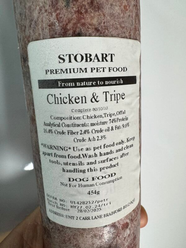 RAW - Chicken &amp; Tripe 80.10.10 454g