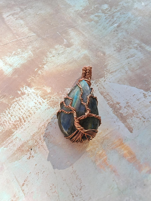 Arbre de vie - Pendentif - Petite labradorite