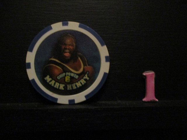 Mark Henry - Chip Power 6 Original Wrestling Chipz (1)