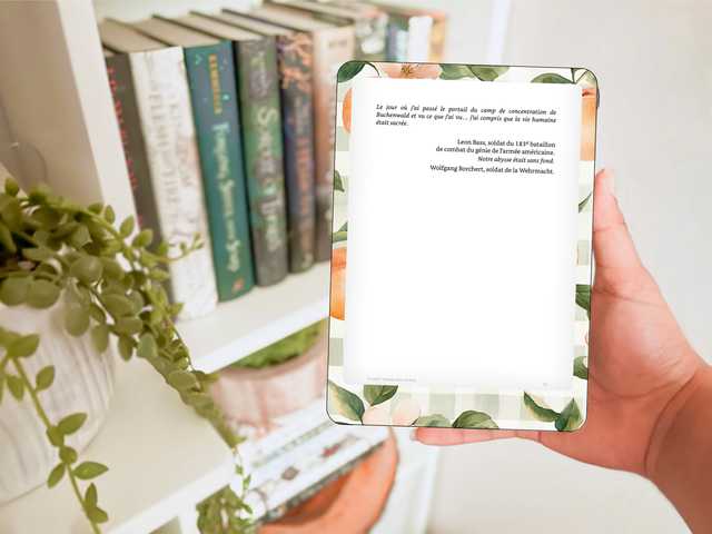 Skin pour liseuse - Éclat de verger