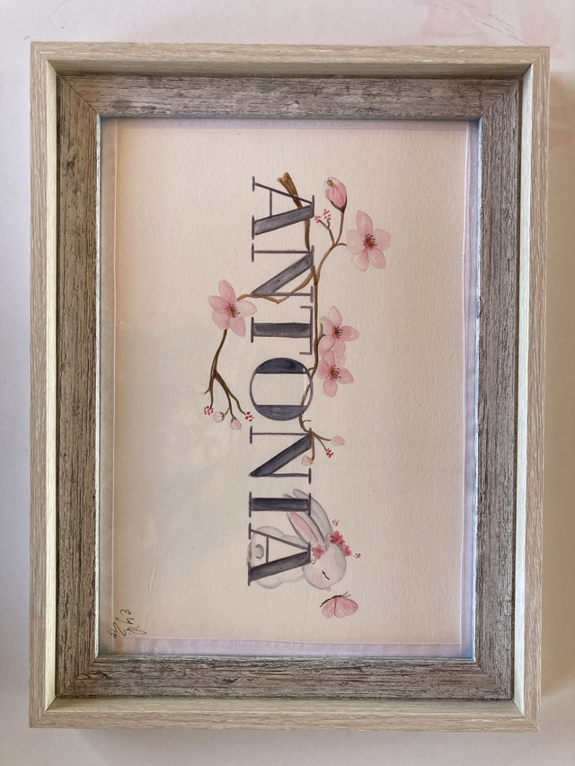 Cuadro personalizado nombre