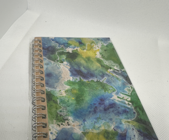 Spiral Notizbuch Moosgrün