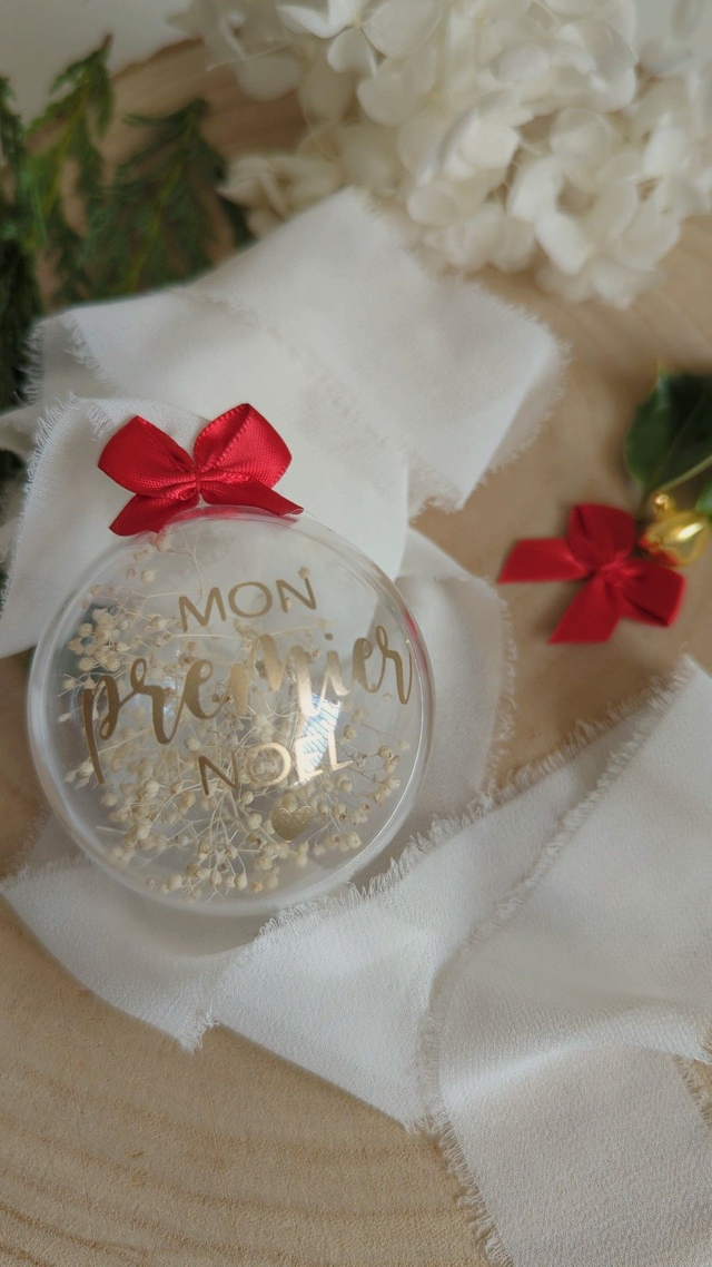 Boule de Noël (Plastique) - Douceur d'hiver