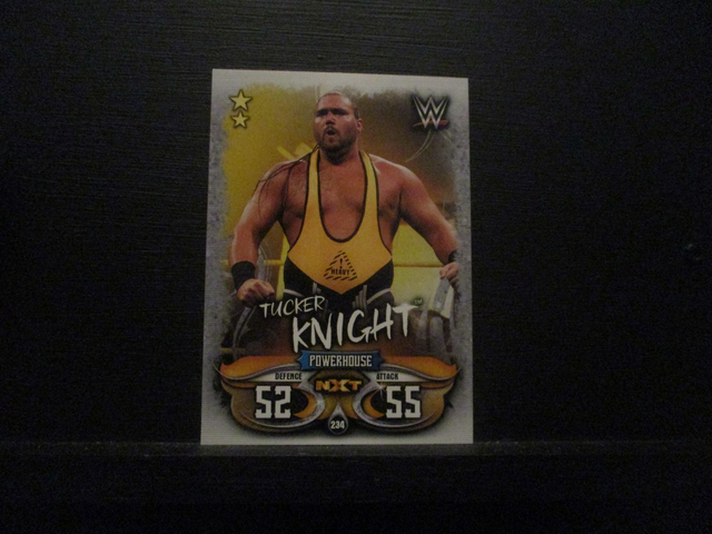 Tucker Knight - NXT Slam Attax Live Original Trading Card #234