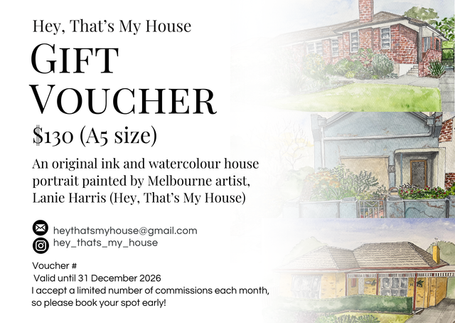 Gift voucher - $130 (A5 size portrait)