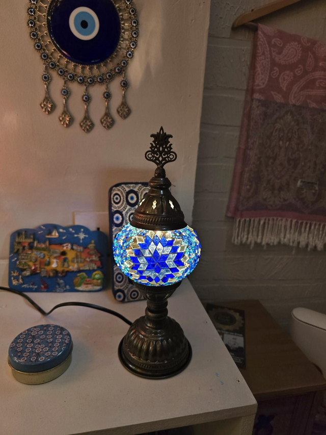 Small Mosaic Table Lamp