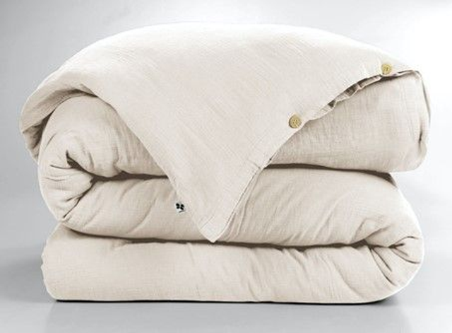 Housse de couette Gaze de Coton GAÏA Pampa - L'EFFET PAPILLON