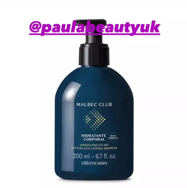 Malbec Club Body Moisturizer 200ml *